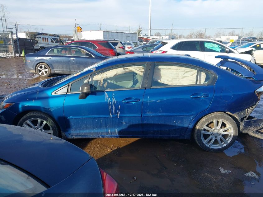 2012 Honda Civic Ex VIN: 19XFB2F84CE031051 Lot: 43957268