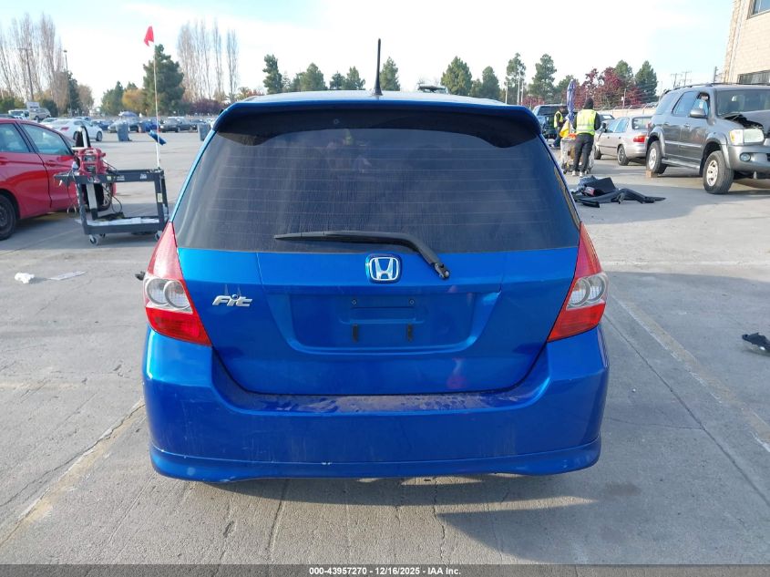 2008 Honda Fit Sport VIN: JHMGD386X8S023412 Lot: 43957270