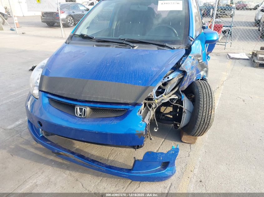 2008 Honda Fit Sport VIN: JHMGD386X8S023412 Lot: 43957270