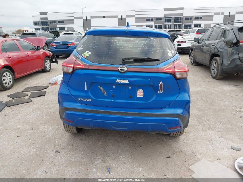 2022 Nissan Kicks S Xtronic Cvt VIN: 3N1CP5BV3NL486072 Lot: 43957272