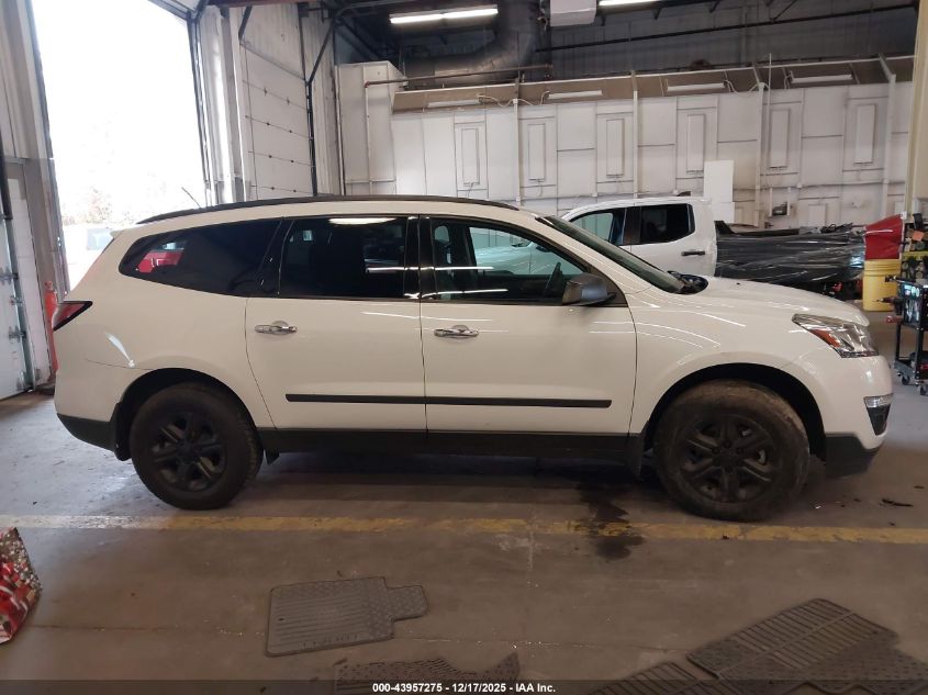 2017 Chevrolet Traverse Ls VIN: 1GNKRFEDXHJ244992 Lot: 43957275