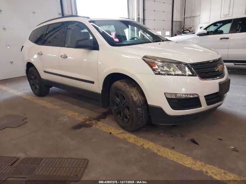 2017 Chevrolet Traverse Ls VIN: 1GNKRFEDXHJ244992 Lot: 43957275