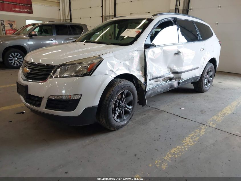 2017 Chevrolet Traverse Ls VIN: 1GNKRFEDXHJ244992 Lot: 43957275