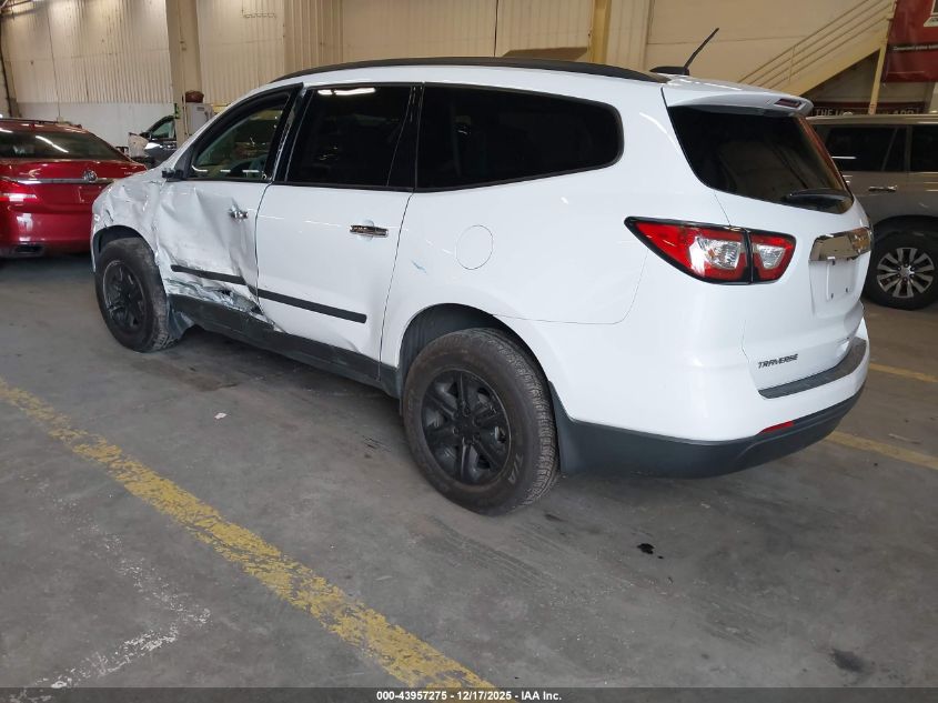 2017 Chevrolet Traverse Ls VIN: 1GNKRFEDXHJ244992 Lot: 43957275