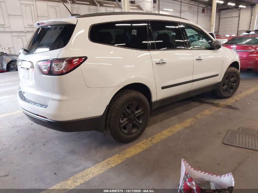 2017 Chevrolet Traverse Ls VIN: 1GNKRFEDXHJ244992 Lot: 43957275