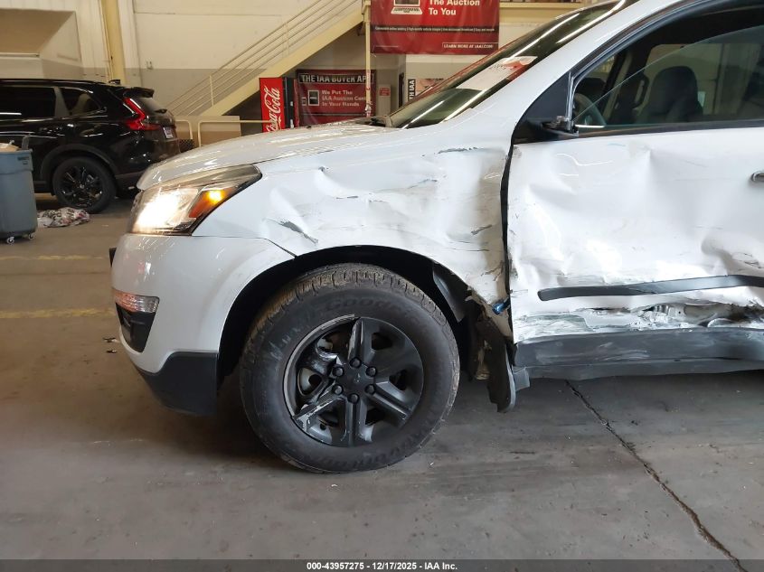 2017 Chevrolet Traverse Ls VIN: 1GNKRFEDXHJ244992 Lot: 43957275