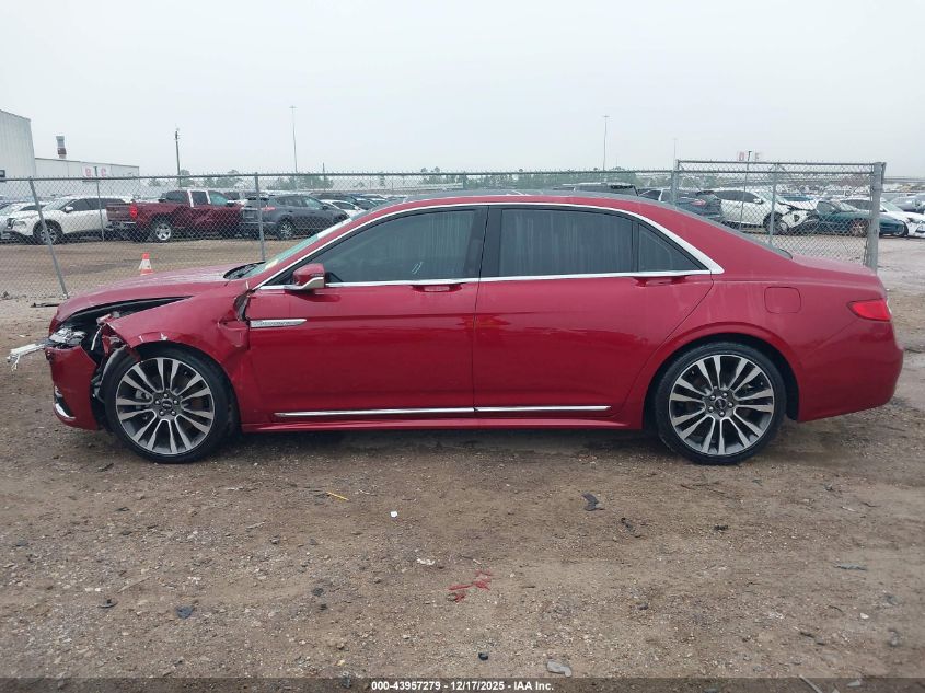 2018 Lincoln Continental Select VIN: 1LN6L9SK8J5606618 Lot: 43957279