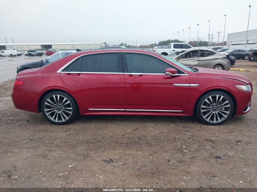 2018 Lincoln Continental Select VIN: 1LN6L9SK8J5606618 Lot: 43957279
