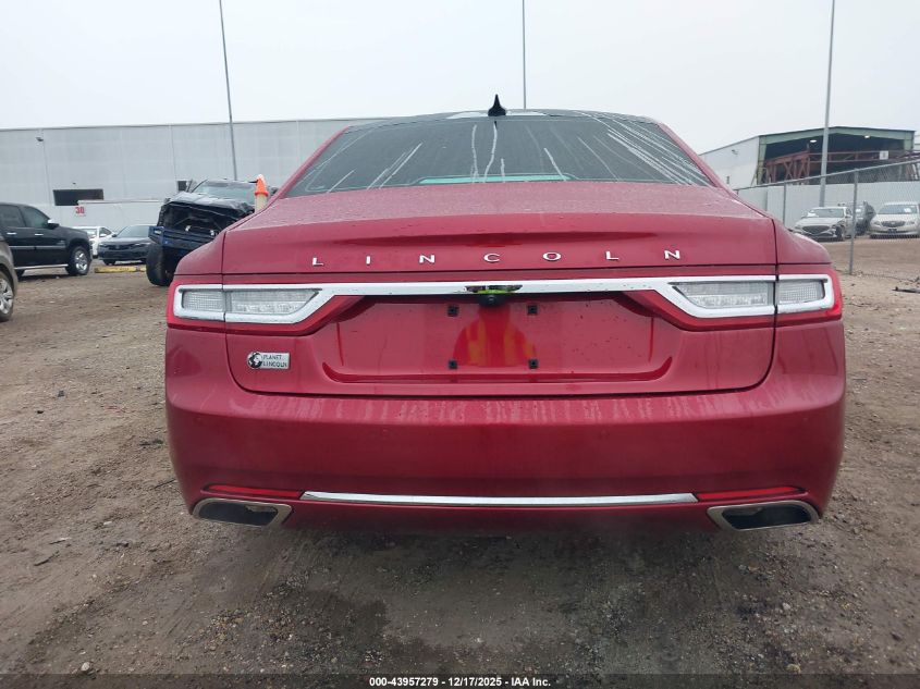 2018 Lincoln Continental Select VIN: 1LN6L9SK8J5606618 Lot: 43957279