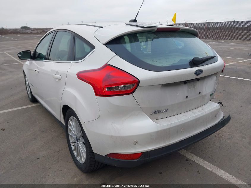 2018 Ford Focus Electric VIN: 1FADP3R42JL282961 Lot: 43957280