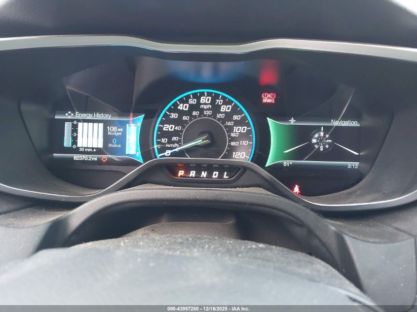 2018 Ford Focus Electric VIN: 1FADP3R42JL282961 Lot: 43957280