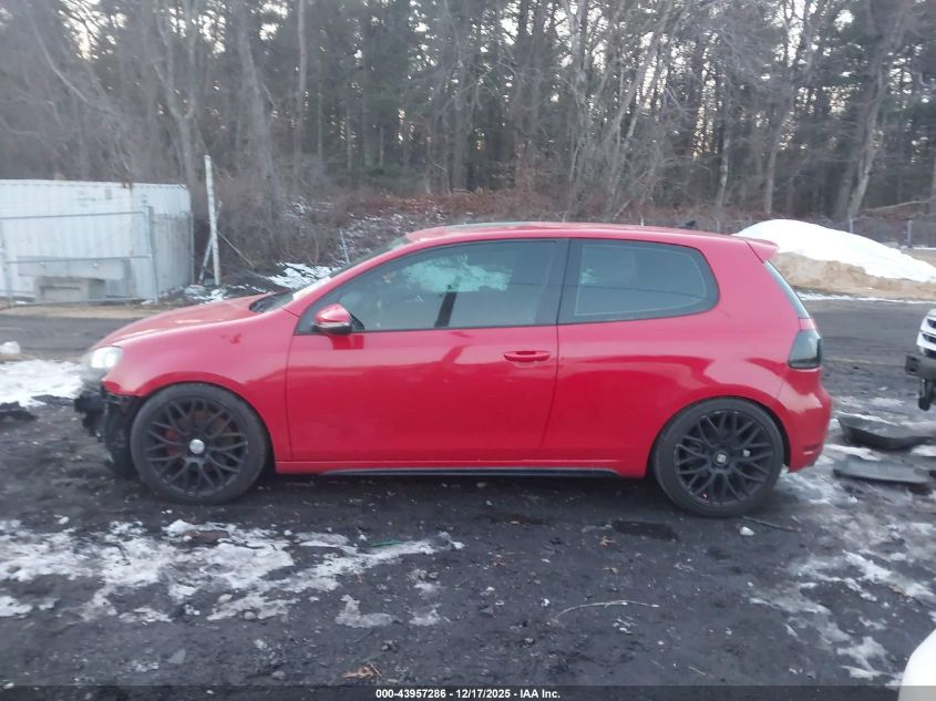 2011 Volkswagen Gti 2-Door VIN: WVWFD7AJ6BW266797 Lot: 43957286