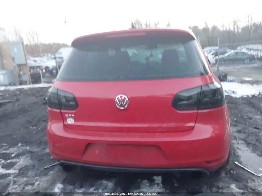 2011 Volkswagen Gti 2-Door VIN: WVWFD7AJ6BW266797 Lot: 43957286