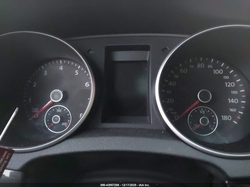 2011 Volkswagen Gti 2-Door VIN: WVWFD7AJ6BW266797 Lot: 43957286