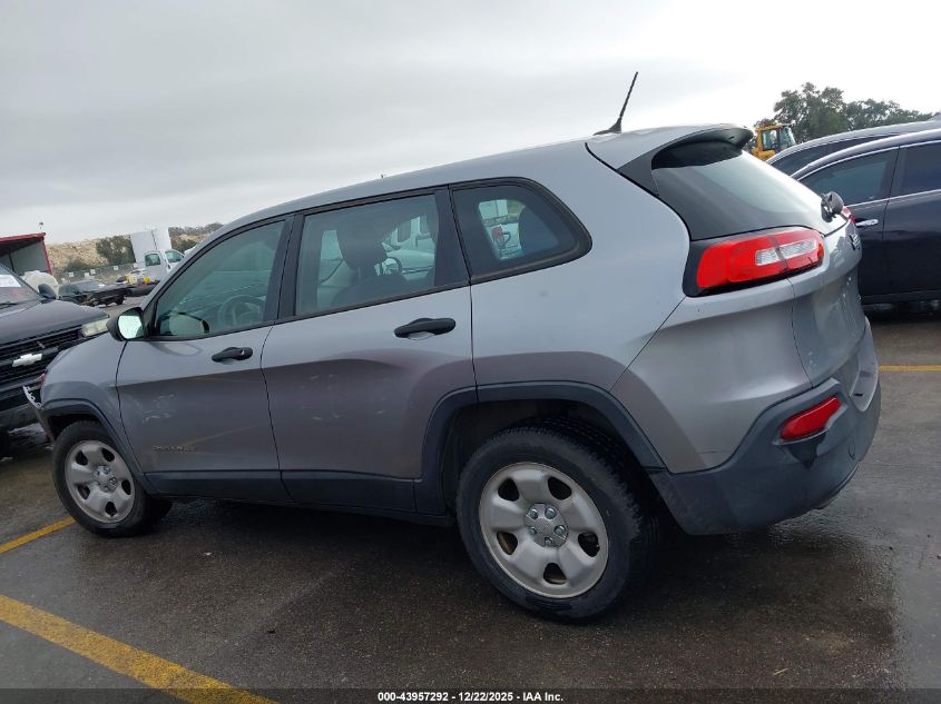 2014 Jeep Cherokee Sport VIN: 1C4PJLAB7EW123747 Lot: 43957292