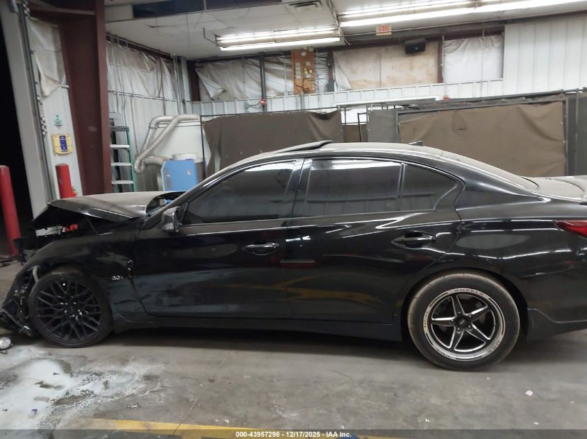 2018 Infiniti Q50 3.0T Luxe VIN: JN1EV7AP6JM358759 Lot: 43957298
