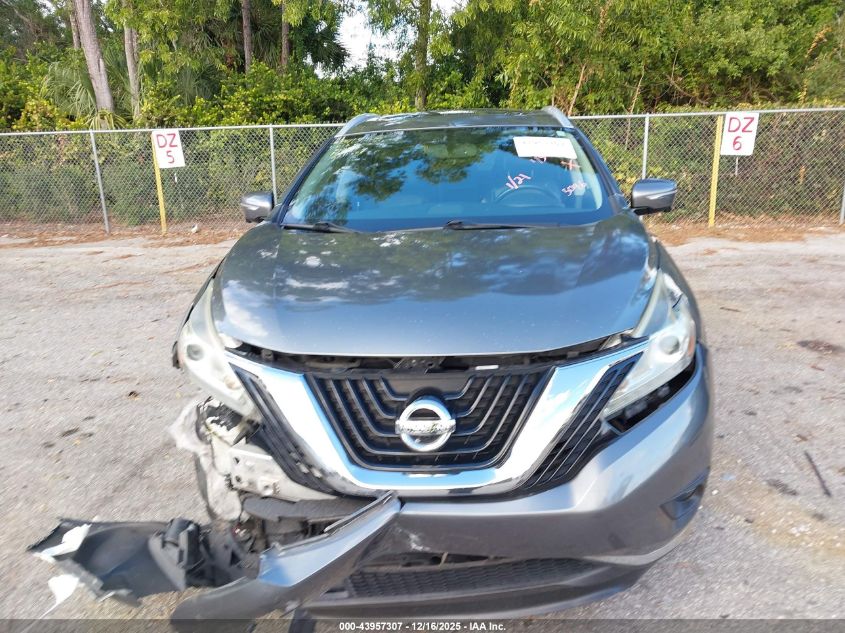 2015 Nissan Murano Platinum VIN: 5N1AZ2MG3FN265046 Lot: 43957307
