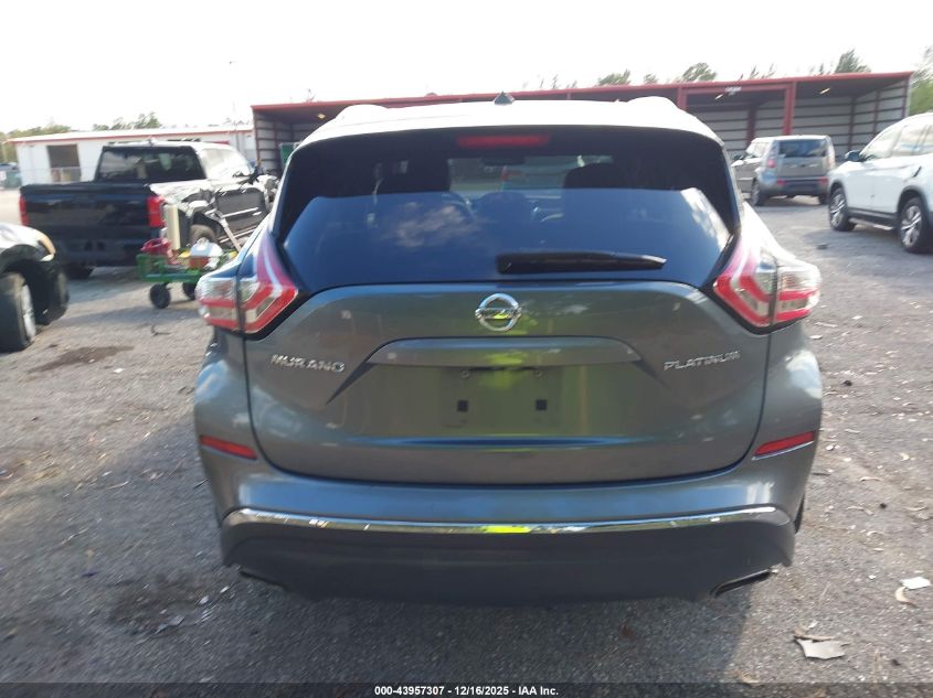2015 Nissan Murano Platinum VIN: 5N1AZ2MG3FN265046 Lot: 43957307