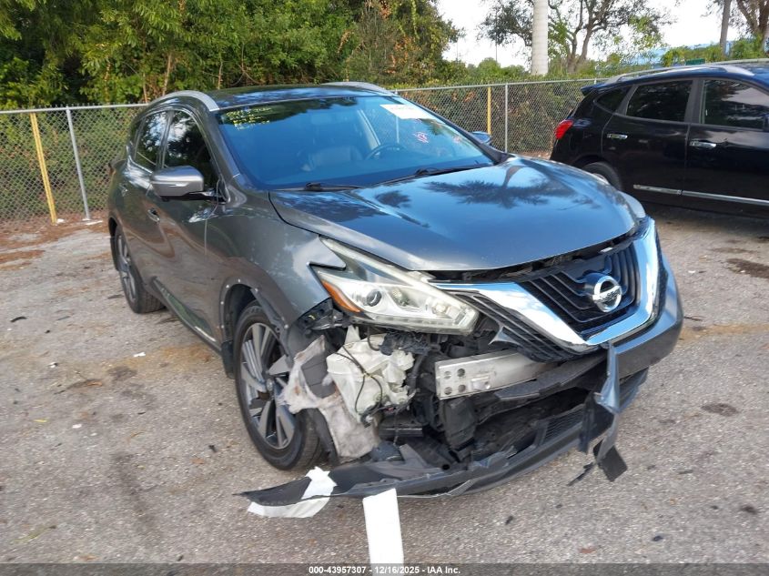 2015 Nissan Murano Platinum VIN: 5N1AZ2MG3FN265046 Lot: 43957307