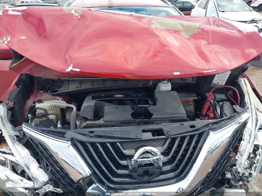 2016 Nissan Murano Sv VIN: 5N1AZ2MG6GN165864 Lot: 43957311