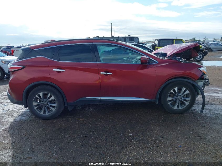 2016 Nissan Murano Sv VIN: 5N1AZ2MG6GN165864 Lot: 43957311
