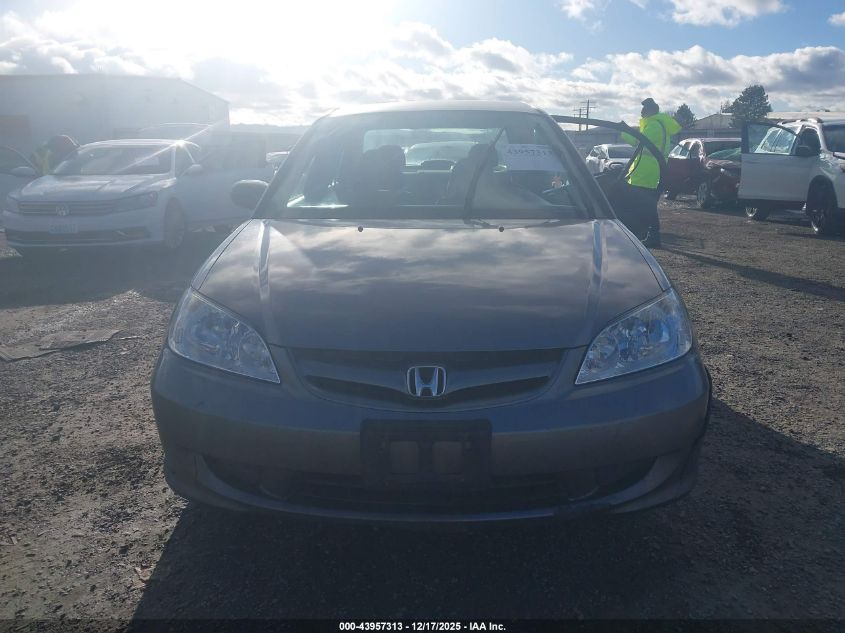 2004 Honda Civic Lx VIN: 2HGES16574H531823 Lot: 43957313