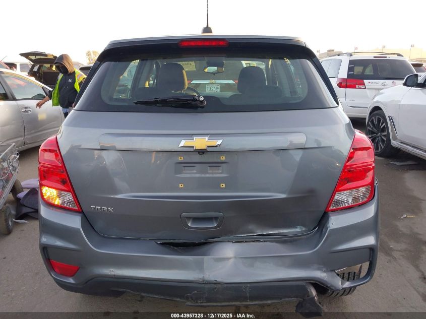 2020 Chevrolet Trax Fwd Ls VIN: 3GNCJKSB9LL144228 Lot: 43957328