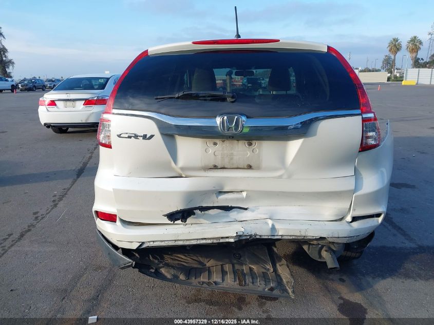2015 Honda Cr-V Ex VIN: 5J6RM3H52FL011712 Lot: 43957329