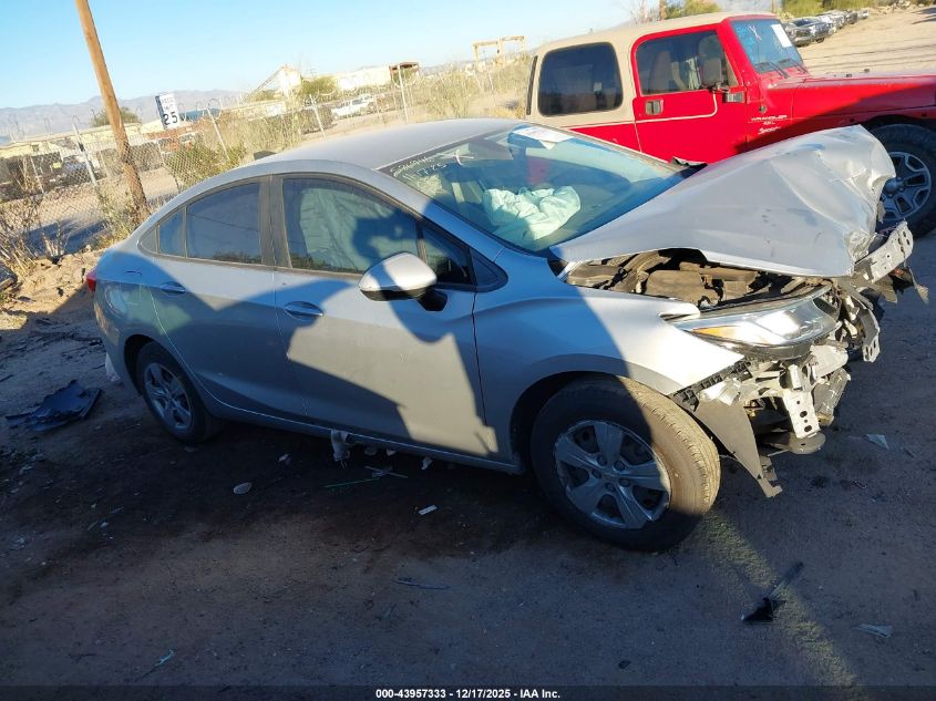 2018 Chevrolet Cruze Ls Auto VIN: 1G1BC5SM9J7152860 Lot: 43957333