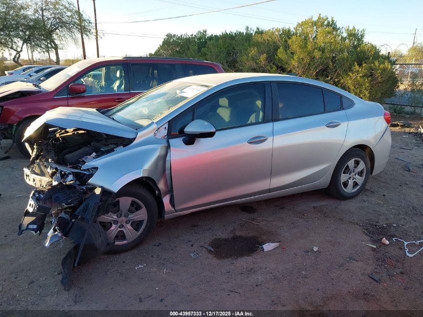 2018 Chevrolet Cruze Ls Auto VIN: 1G1BC5SM9J7152860 Lot: 43957333