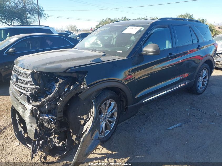 2022 Ford Explorer Xlt VIN: 1FMSK7DH3NGA71098 Lot: 43957353