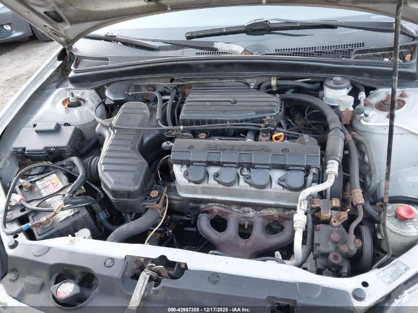 2003 Honda Civic Lx VIN: 2HGES15523H586003 Lot: 43957355