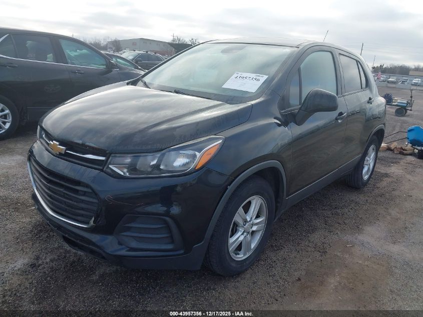 2020 Chevrolet Trax Fwd Ls VIN: 3GNCJKSB7LL109641 Lot: 43957356