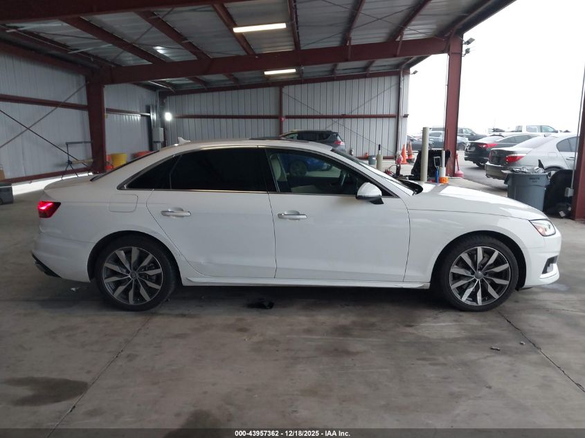 2020 Audi A4 Premium 40 Tfsi Front-Wheel Drive S Tronic VIN: WAUGMAF44LN005693 Lot: 43957362