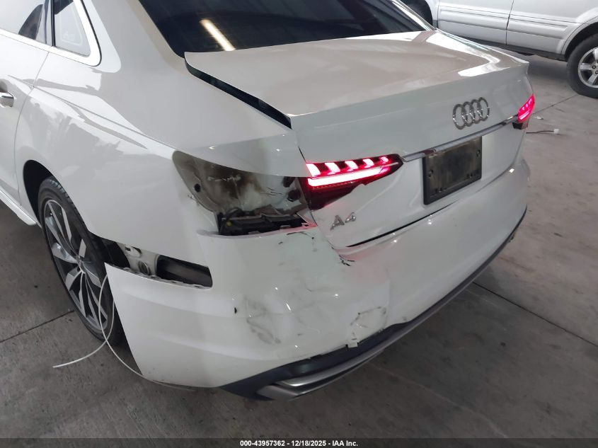 2020 Audi A4 Premium 40 Tfsi Front-Wheel Drive S Tronic VIN: WAUGMAF44LN005693 Lot: 43957362