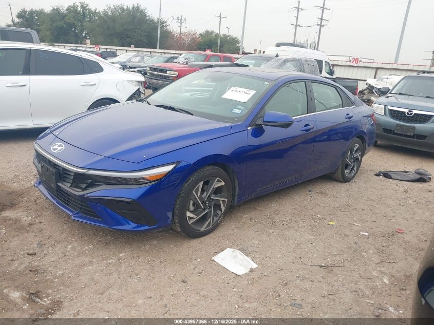 2024 Hyundai Elantra Limited VIN: KMHLP4DG5RU815545 Lot: 43957366