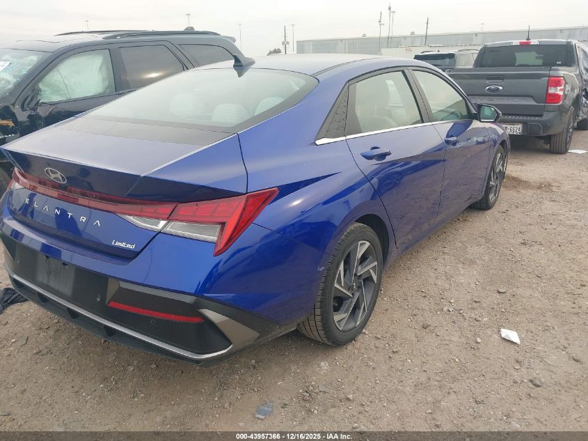 2024 Hyundai Elantra Limited VIN: KMHLP4DG5RU815545 Lot: 43957366