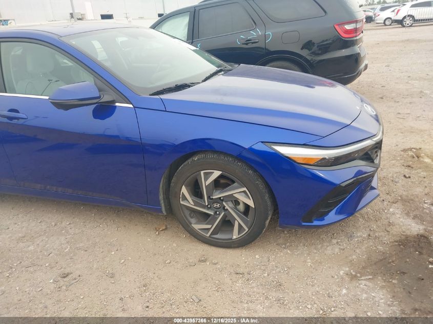 2024 Hyundai Elantra Limited VIN: KMHLP4DG5RU815545 Lot: 43957366