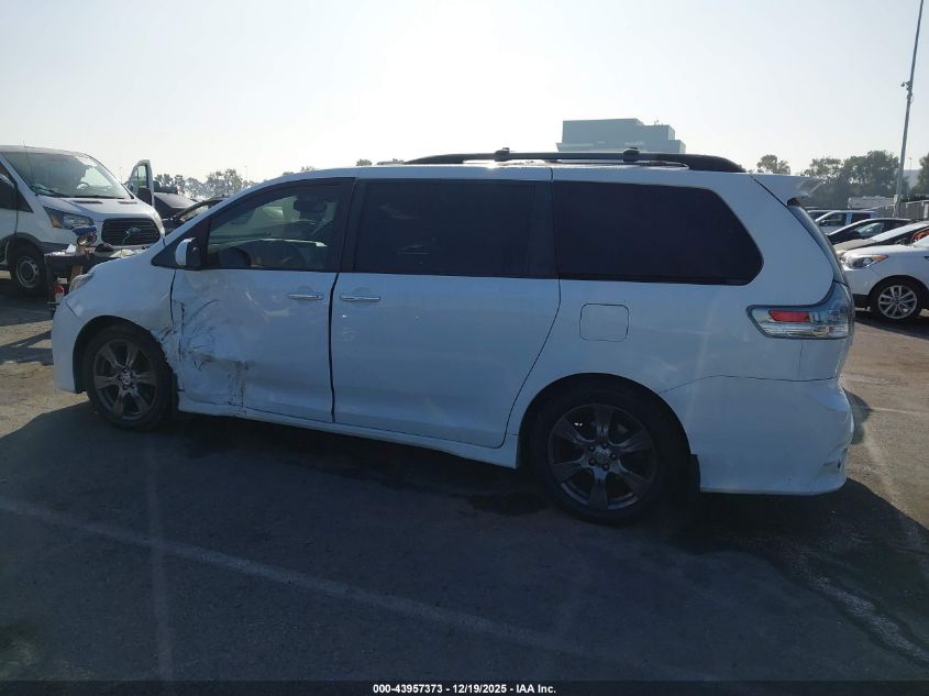 2017 Toyota Sienna Se 8 Passenger VIN: 5TDXZ3DC7HS844040 Lot: 43957373
