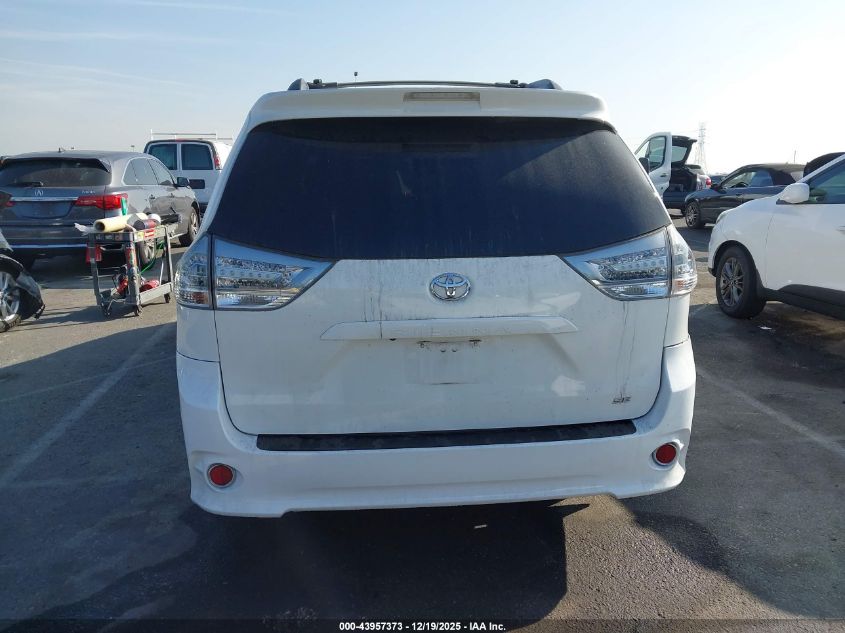 2017 Toyota Sienna Se 8 Passenger VIN: 5TDXZ3DC7HS844040 Lot: 43957373