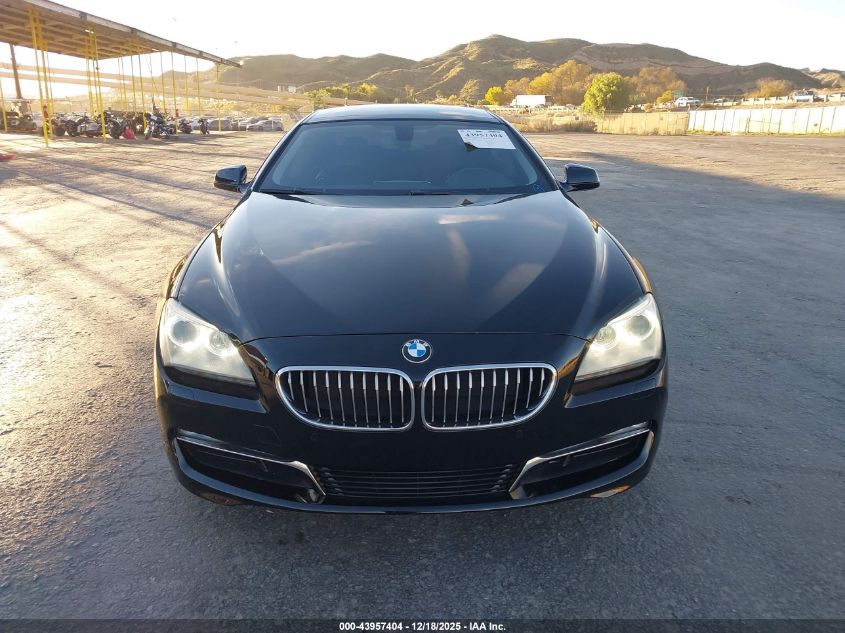 2013 BMW 640I Gran Coupe VIN: WBA6A0C54DDZ03939 Lot: 43957404