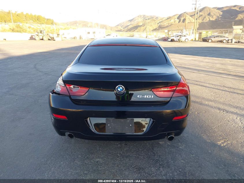 2013 BMW 640I Gran Coupe VIN: WBA6A0C54DDZ03939 Lot: 43957404