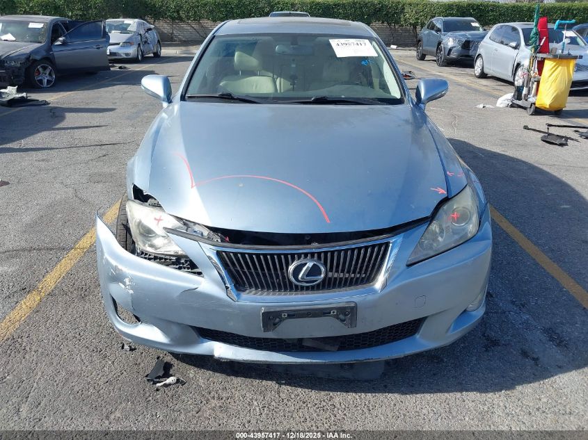 2009 Lexus Is 250 VIN: JTHBK262595098190 Lot: 43957417