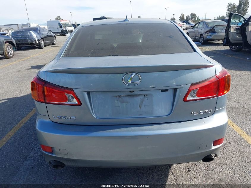 2009 Lexus Is 250 VIN: JTHBK262595098190 Lot: 43957417
