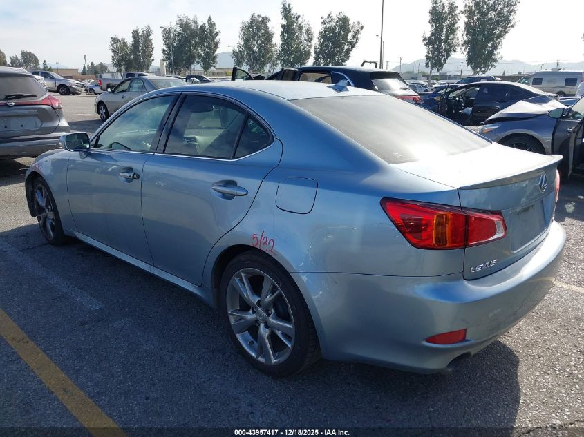 2009 Lexus Is 250 VIN: JTHBK262595098190 Lot: 43957417