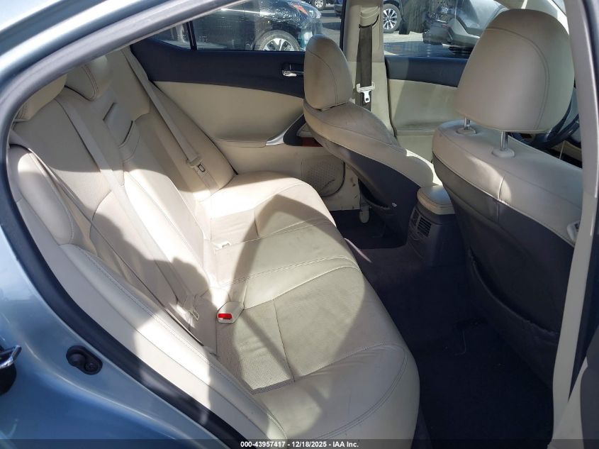 2009 Lexus Is 250 VIN: JTHBK262595098190 Lot: 43957417