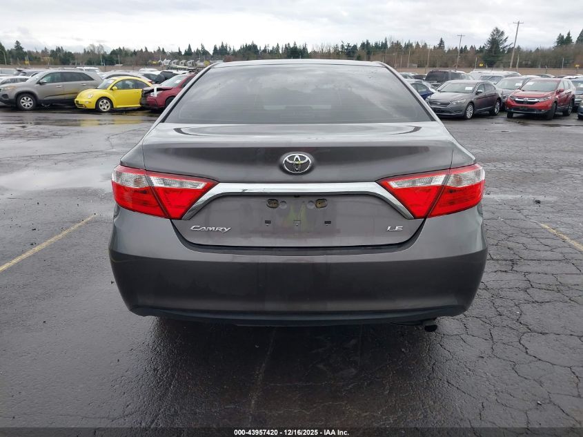 2015 Toyota Camry Le VIN: 4T4BF1FK4FR488300 Lot: 43957420