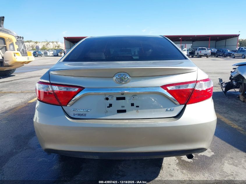 2015 Toyota Camry Le VIN: 4T4BF1FK9FR473730 Lot: 43957423