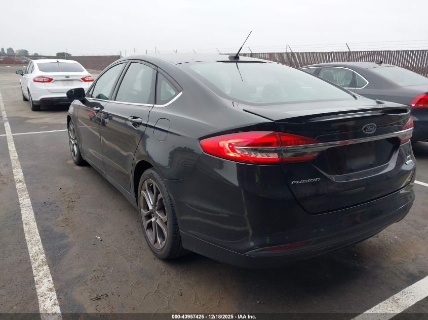 2017 Ford Fusion Se VIN: 3FA6P0HD8HR158231 Lot: 43957425