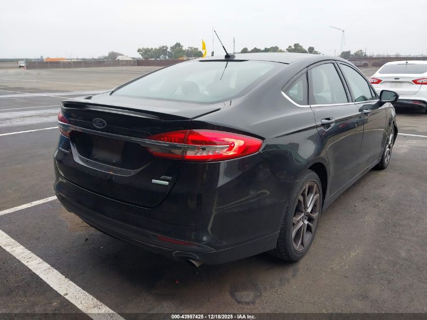 2017 Ford Fusion Se VIN: 3FA6P0HD8HR158231 Lot: 43957425